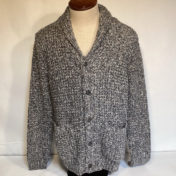 Mens Shawl Collar Cardigan Sweater size Large Goodiellow & Co - Picture 1 of 12